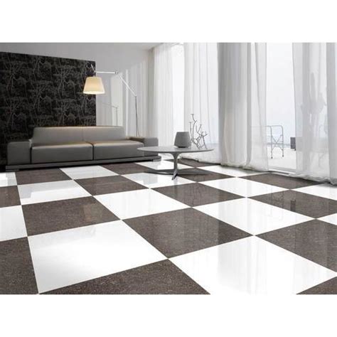 Double Charge Glossy AGL Ceramic Vitrified Floor Tiles Size 2x2 Feet