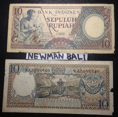 Jual Uang Kertas Kuno Rupiah Seri Pekerja Th Di Lapak Newman