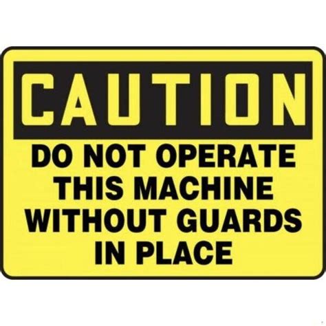 Accuform Osha Caution Safety Sign Do Not Meqm733xt Meqm733xt Zoro