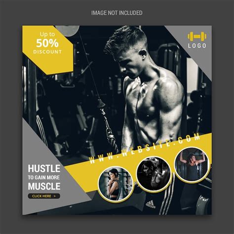 Fitness Social Media Banner Para Facebook E Instagram Archivo Psd Premium