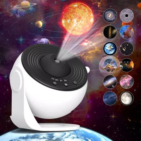 In Planetarium Galaxy Starry Sky Projector Night Light Rotating Star