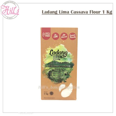 Jual LADANG LIMA CASSAVA FLOUR 1 KG GLUTEN FREE TEPUNG CASSAVA