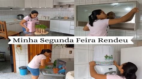 Minha Rotina De Segunda Feira Rendeu Faxina Completa E Detalhada Na