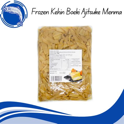 Frozen Kehin Boeki ( Ajitsuke Menma ) 味付竹眴片 - Mos Fresh Trading Sdn Bhd
