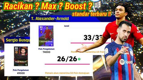 Max Level T Alexander Arnold Sergio Busquets Standar Terbaru