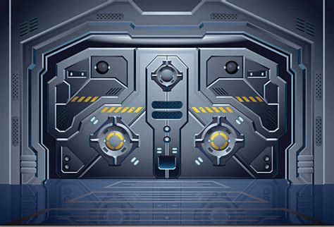 Futuristic Door Illustrations, Royalty-Free Vector Graphics & Clip Art - iStock