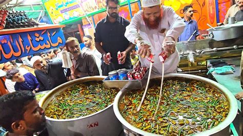 Karachi Jeela Making 100 Kg Desi Ghee Cholay Lahori Chikar Chole