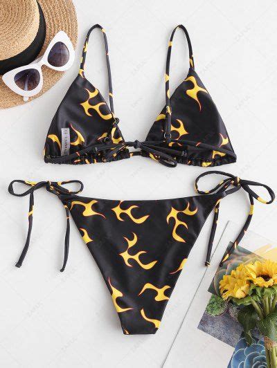 String Bikinis Swimwear String Bikini Bottoms Tops ZAFUL