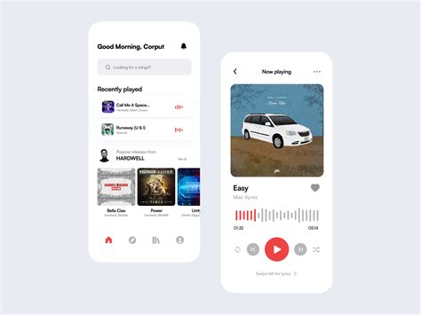 Online Music Streaming Application By Rafly Mizalfi On Dribbble