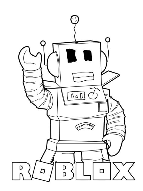 Personaje De Roblox Para Colorear Imprimir E Dibujar Coloringonlycom