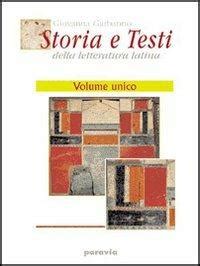 Storia E Testi Della Letteratura Latina Excursus Sui Generi Letterari