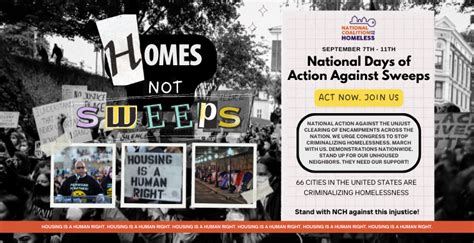 National Coalition For The Homeless Nch Demands An End To The Cruel