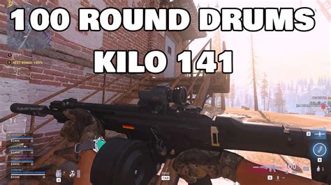 The 100 Round Drums Kilo 141 Is Perfect For Quads Warzone Youtube