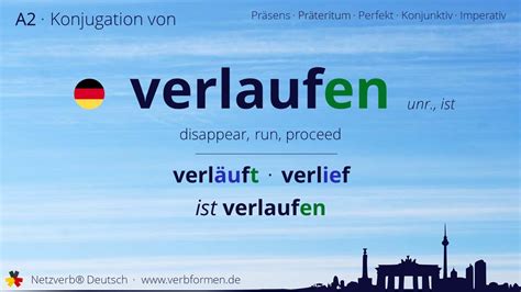 Konjugation Des Verb Verlaufen Ist Alle Zeitformen Lernen