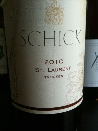 Adolf Schick St Laurent Trocken Vivino