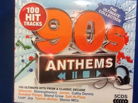 Nineties Anthems 5cds Boxset 100 Tracks Ultimate Collection Ebay