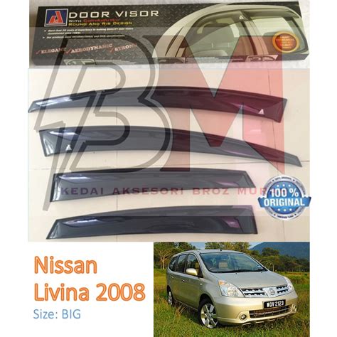 Nissan Livina Doors Big Ori Ag Automont Door Visor Set