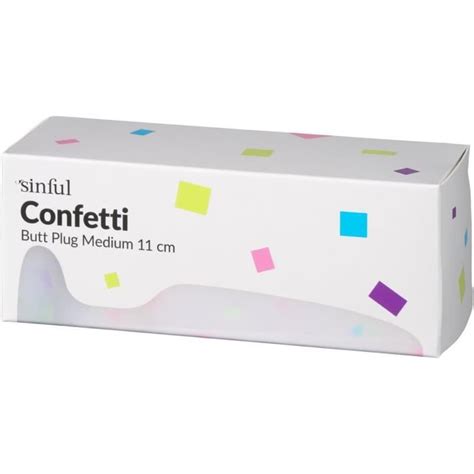 Plug Anal En Silicone Moyen Confetti Plug Anal En Silicone Pour Hommes Et Femmes Plug Anal