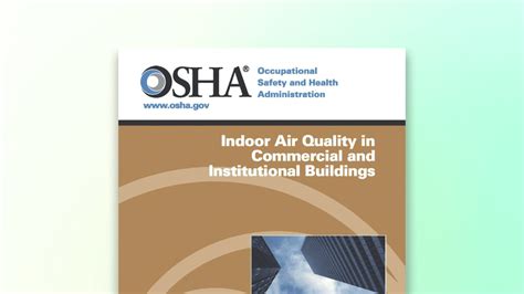 OSHA Indoor Air Quality Guide | Sanalife Resources