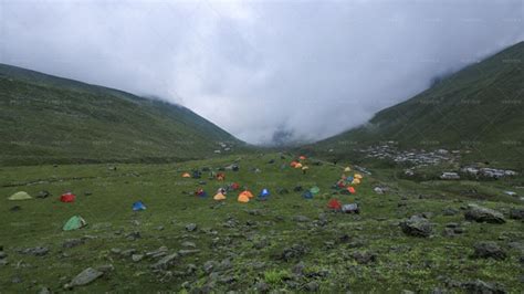 Mountaineering Camping Area - Stock Photos | Motion Array