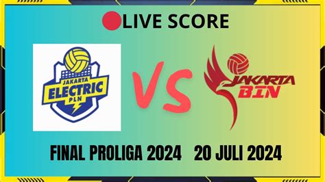 Live Score Final Jakarta Electric Pln Vs Megawati Jakarta Bin