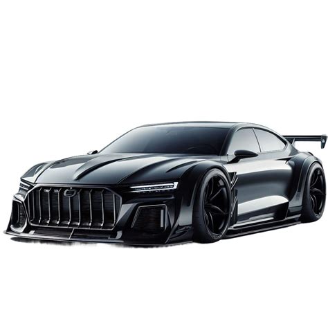 black sports car on transparent background 44788029 PNG