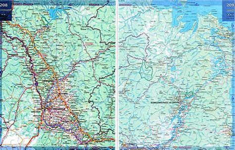 Хабаровский край - карта дорог. Подробная карта дорог Хабаровского края
