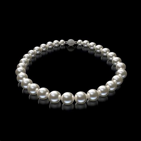 Premium AI Image A Timeless And Classic Pearl Necklace With A Single