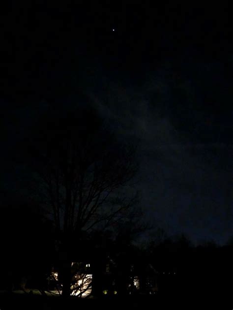 Jupiter in Dark Cloudy Sky - 7:19 PM EST 12-3-23 - Solar System ...