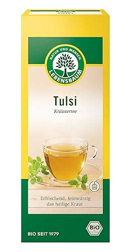 Lebensbaum Tulsi Bio Kräuter Tee aus indischem Basilikum