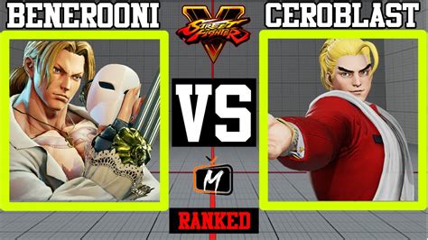 SFV CE Benerooni Vega VS Ken CeroBlast YouTube