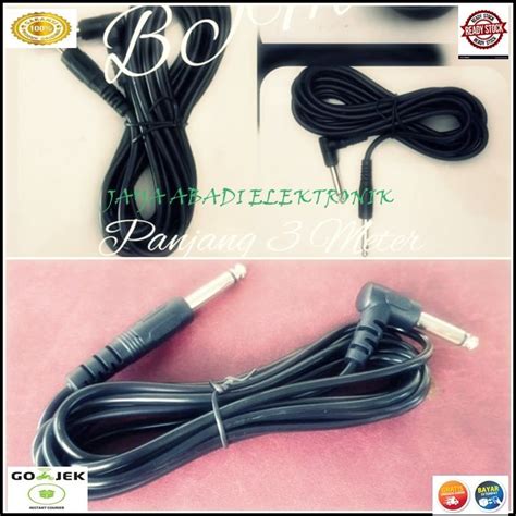 G Original Kabel Gitar Jek Jack Mm Meter Akai Akay Male Suara