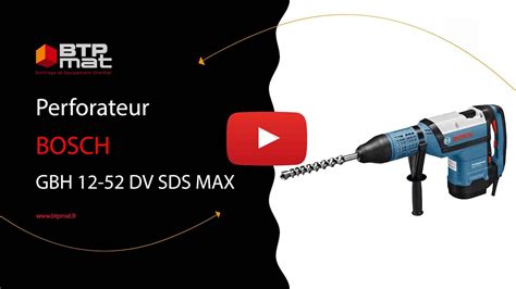 BOSCH Perforateur GBH 12 52 DV SDS Max YouTube