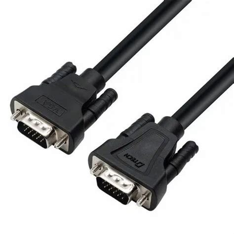 Black Stackfine Vga Cable At Rs 125piece Vga Connector In Pune Id