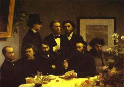 Around The Table 1872 Painting Henri Fantin Latour Oil Paintings