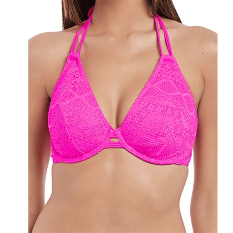 Freya Swim Sundance Neckholder Bikini Oberteil Hot Pink Bestellen Sie