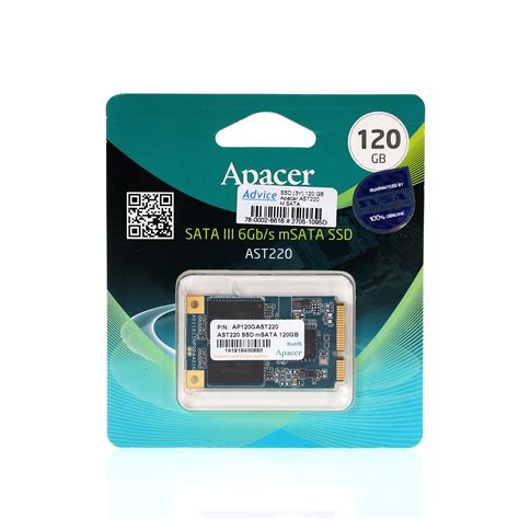 SSD mSATA 120.GB (3Y) Apacer AST220 (APSSDAP120GAST220-1)