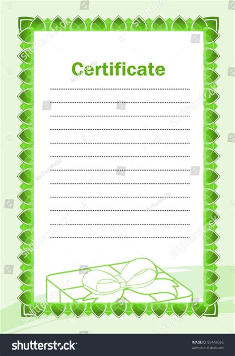 blank certificate stock vector royalty   shutterstock
