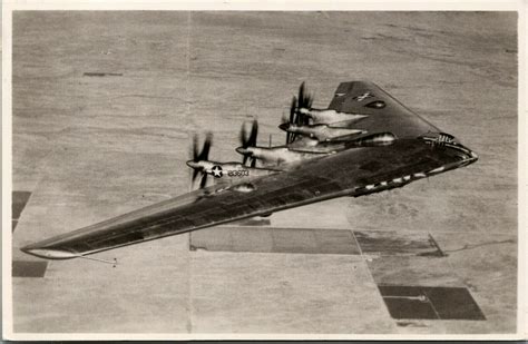 Northrop XB-35 Flying Wing Stealth Aircraft Vintage RPPC 03.59 | Other ...