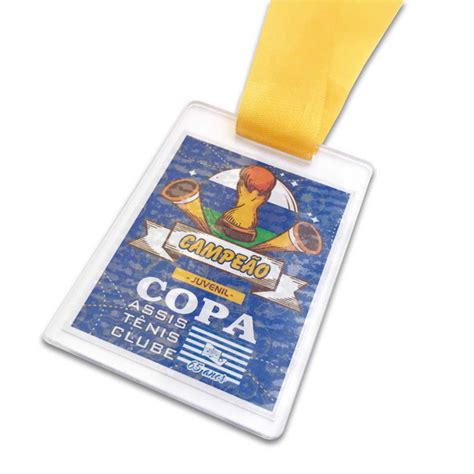 Kit 50 Medalhas em Acrílico Personalizada Elo7