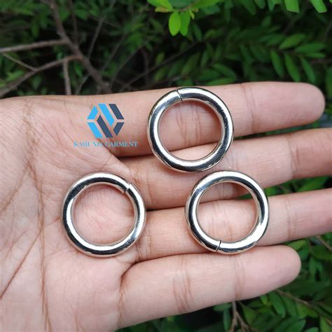 Jual Ring O Pengait Cantelan Bulat Bahan Besi Diameter 2 0 Cm Nikel