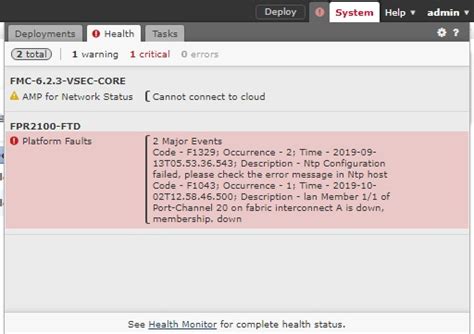 Fpr2100 4100 9300 Fxos ハードウェアの障害管理方法 Show Faultコマンド Cisco Community