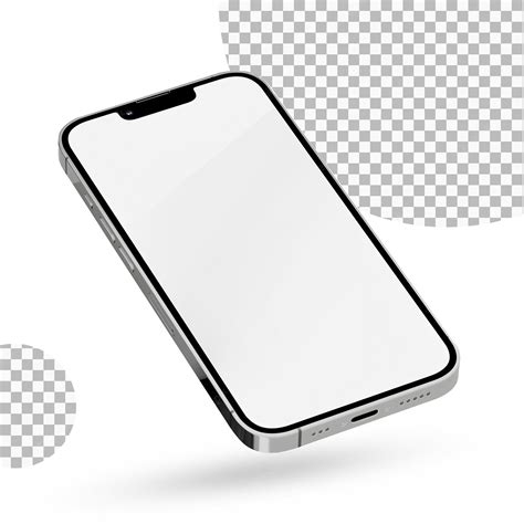 Premium Psd Smartphone 3d Illustration Mockup Smartphone Isolated Png