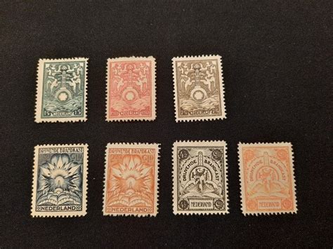 Netherlands 1921 Lockbox Stamps NVPH BK1 BK7 Catawiki