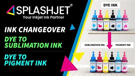 How To Change Dye Ink To Sublimation Or Pigment Ink Convert Printer