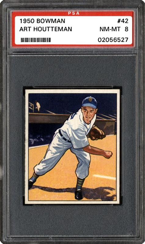 1950 Bowman Art Houtteman Psa Cardfacts®