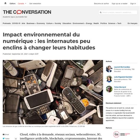 Impact Environnemental Du Num Rique Les Internautes Peu Enclins