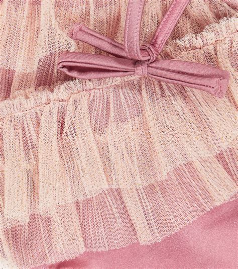 Saint Tropez Ruffled Bikini Set In Pink Suncracy Mytheresa