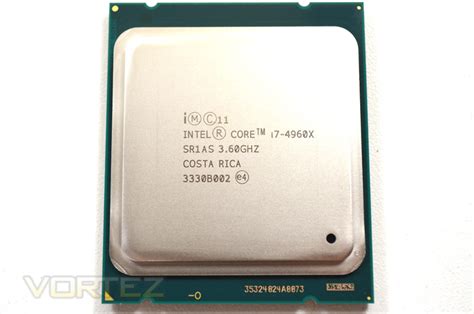 Intel Core I7 4960X Ivy Bridge E Review Product Snapshot