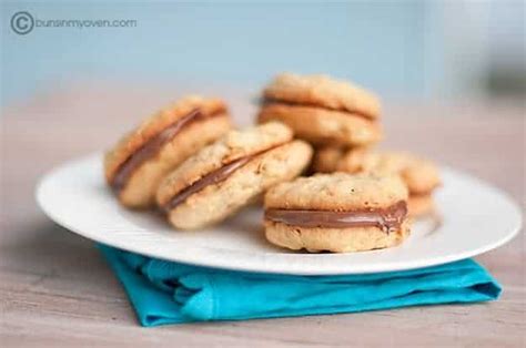 Peanut Butter Nutella Sandwich Cookies Buns In My Oven